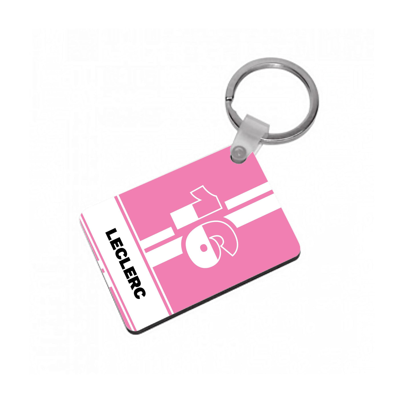 Pink Leclerc Keyring