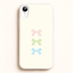 Gingham Tiered Ties iPhone XR Case