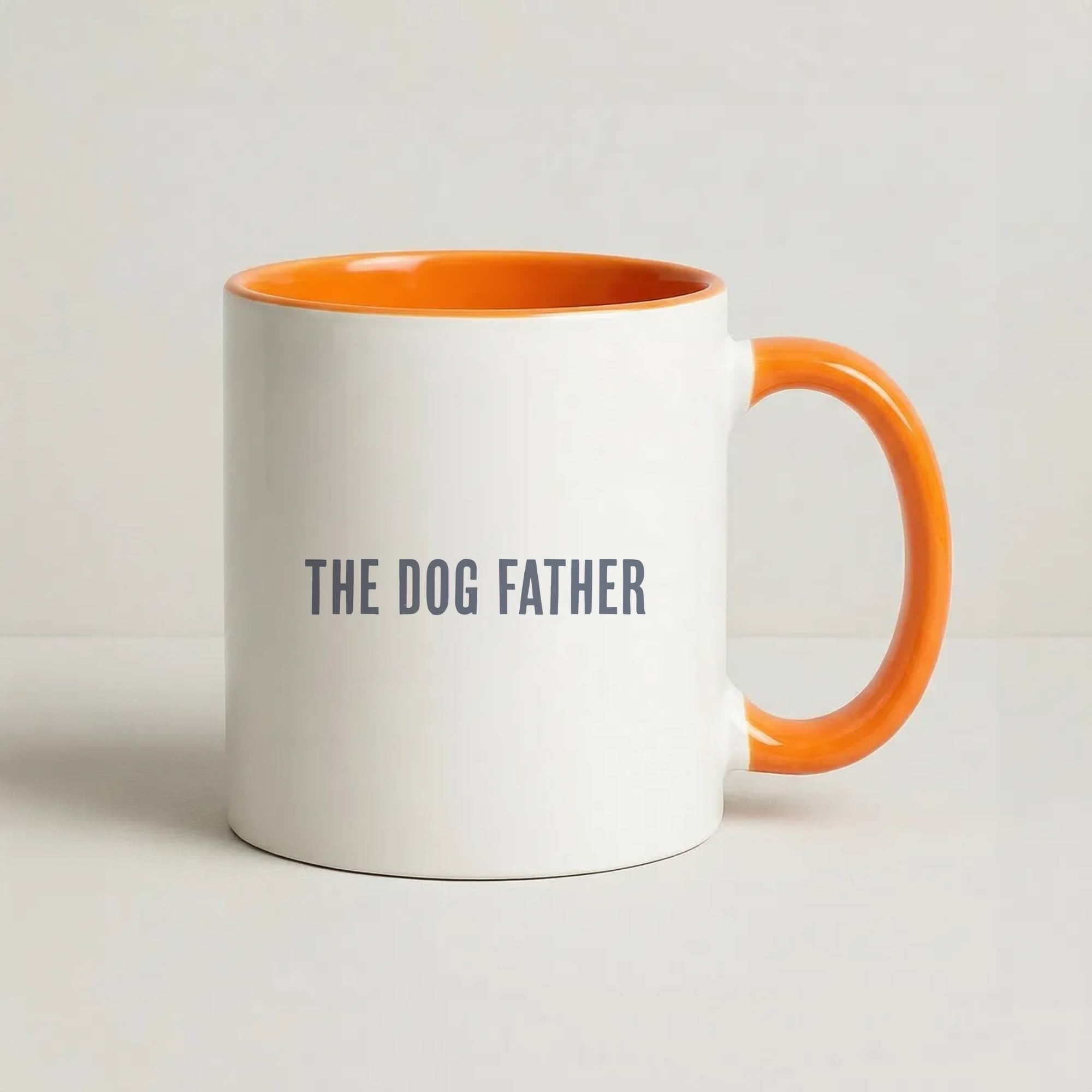 The Dog Father Orange Mug
