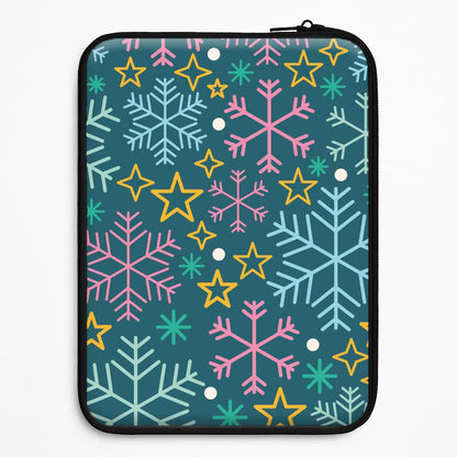 Colourful Christmas Symbols Pattern Universal Laptop Sleeve