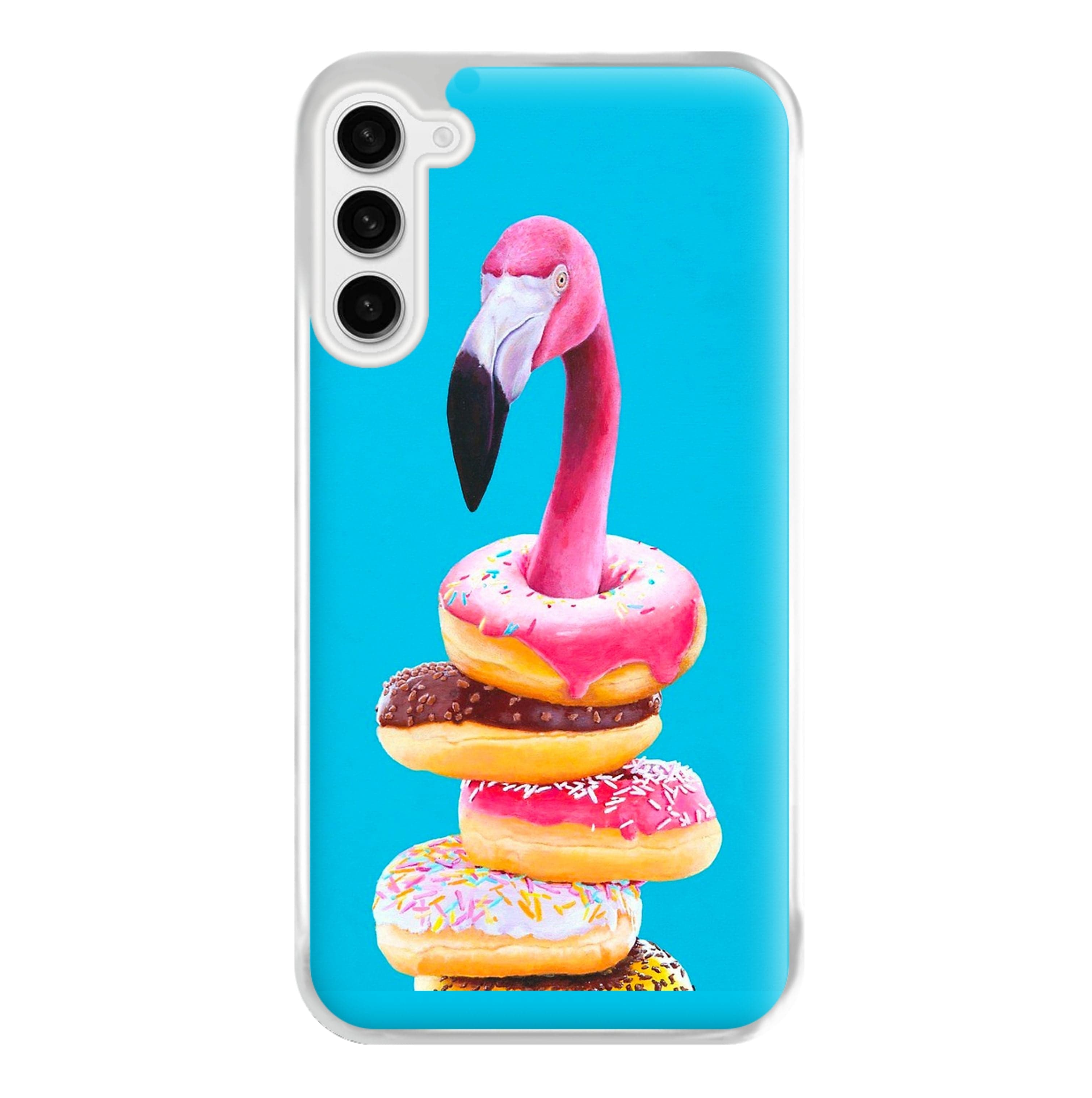 A Famished Flamingo Phone Case