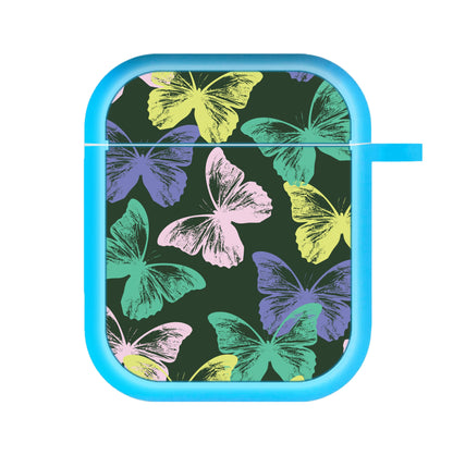 Colourful Butterfly Stamps Pattern AirPods Case