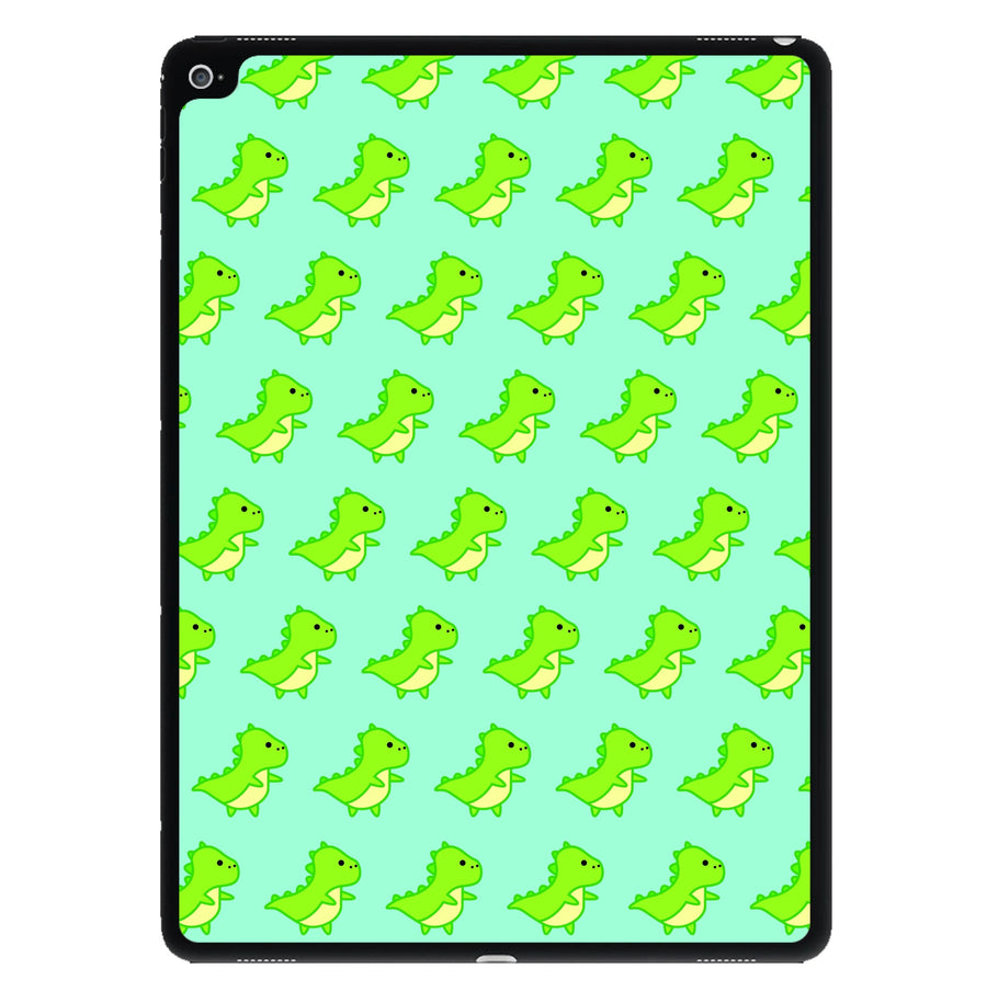 Green Dinosaurs Pattern - Dinosaurs iPad Case