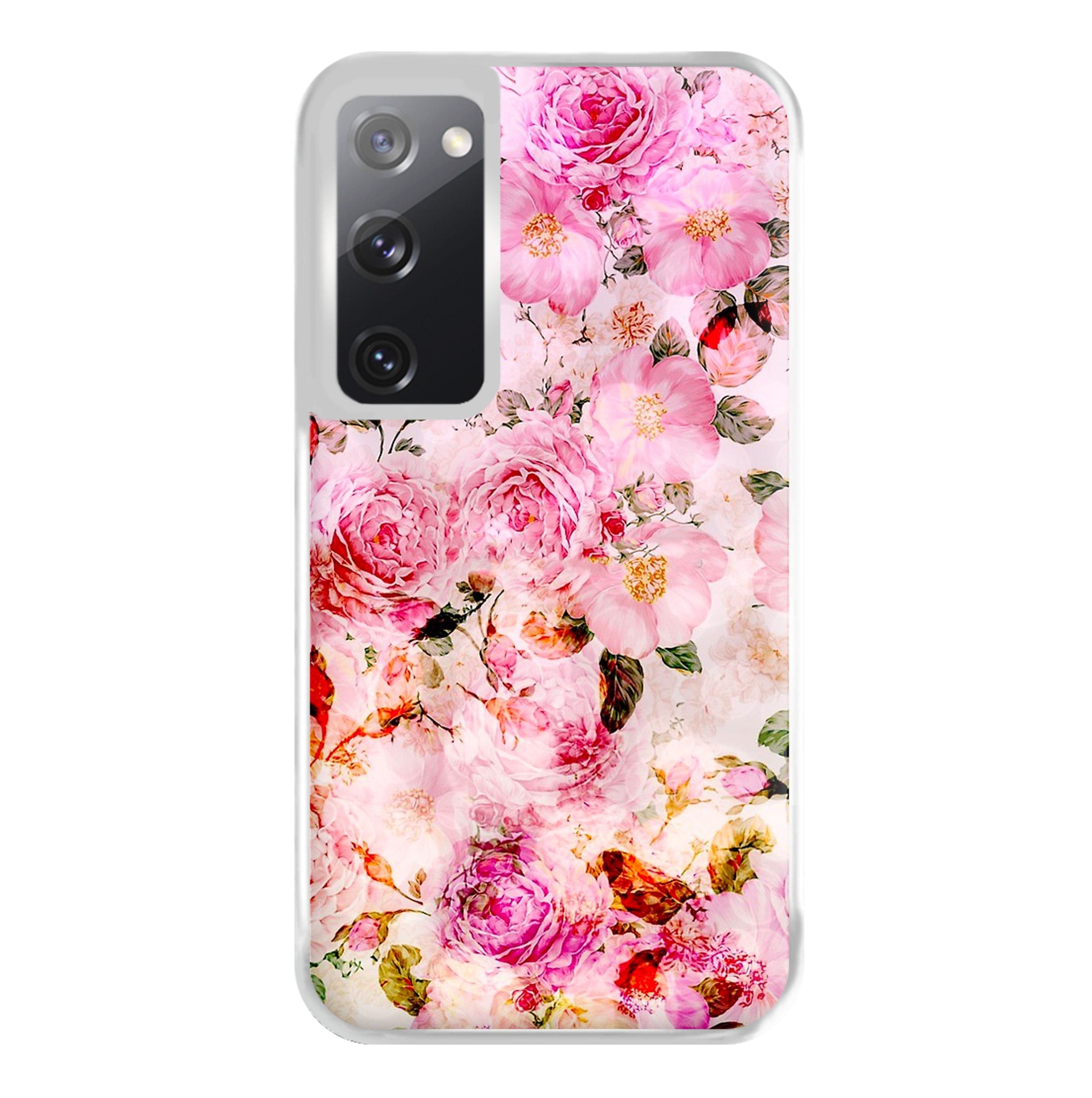 Pretty Pink Chic Floral Pattern Phone Case