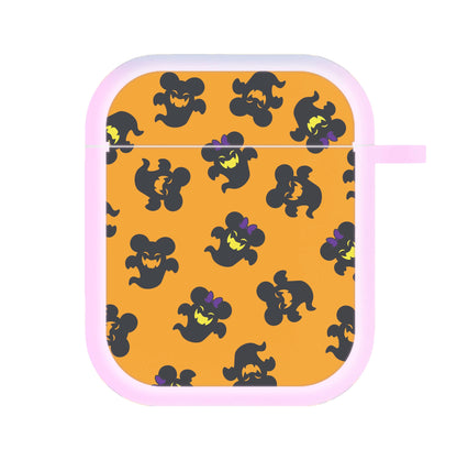 Mouse Ghosts Pattern AirPods Case