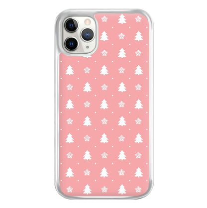 Pink Tree Pattern Phone Case