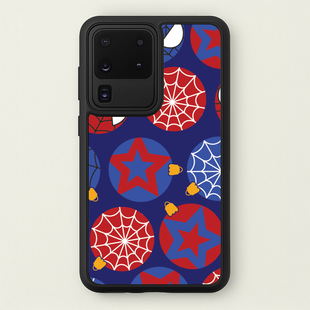 Spider Hero Baubles Pattern Galaxy S20 Ultra Case