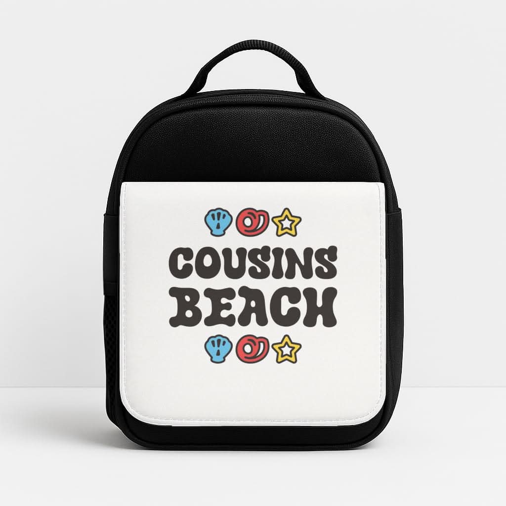 Cartoon Cousins Beach Insulated Lunch Bag