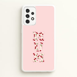Floral Varsity Mum Galaxy A52 / A52s Case