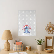 Cute Blue Alien Candycane Poster 2