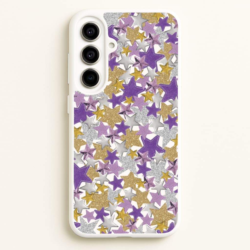 Mauve Stars Collage  Galaxy A56 Case