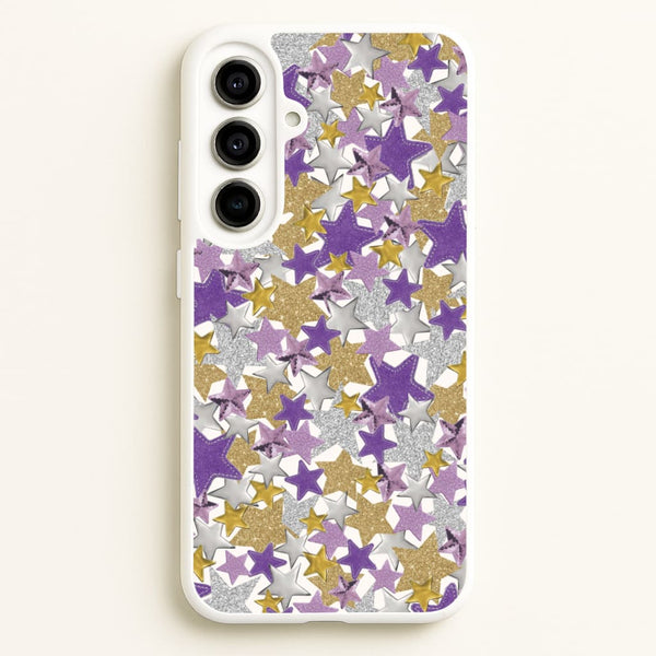 Mauve Stars Collage  Galaxy A56 Case