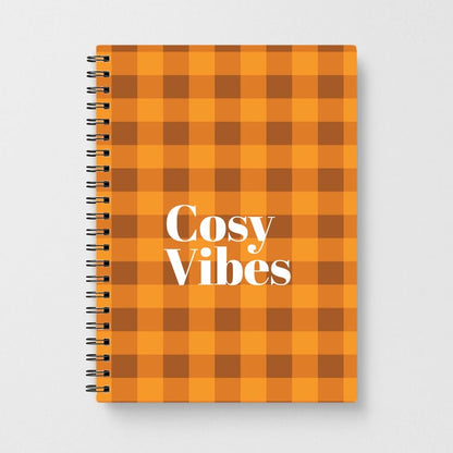 Checkered Cosy Vibes Notebook