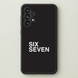 6 7 Black Galaxy A13 Case