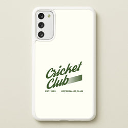 Official Cricket Club Galaxy A41 Case