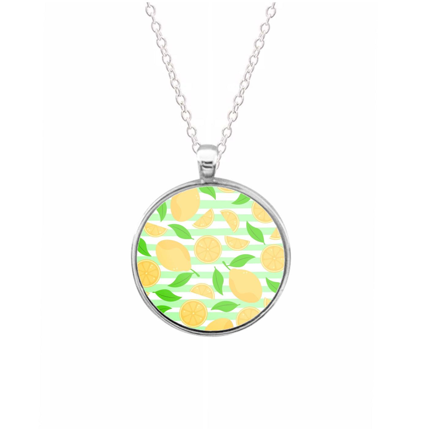 Lemons Pattern - Summer Necklace
