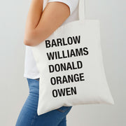 Take Band Members Names Tote Bag 2