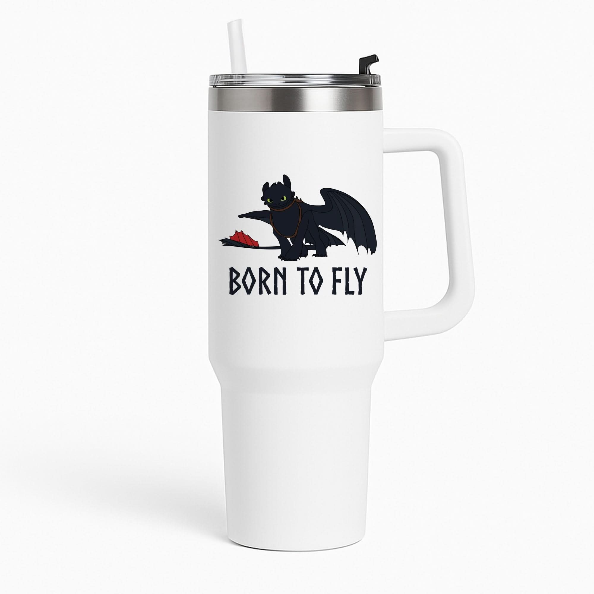 Dragon Born To Fly Tumbler