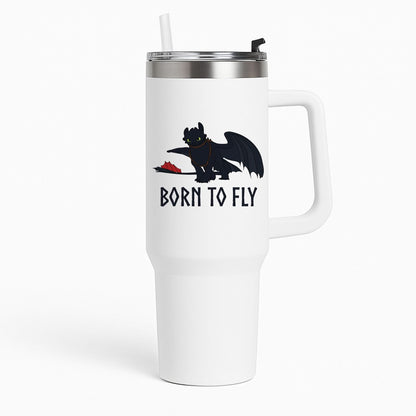Dragon Born To Fly Tumbler