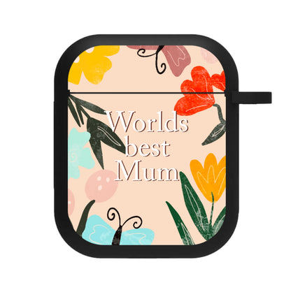 Worlds Best Mum - Floral Mother's Day AirPods Case