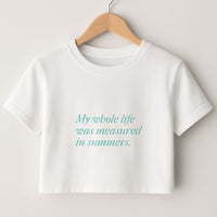 Measured In Summers Crop top