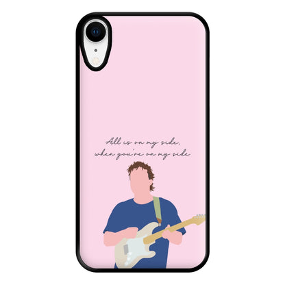 All Is On My Side Pink iPhone XR Case