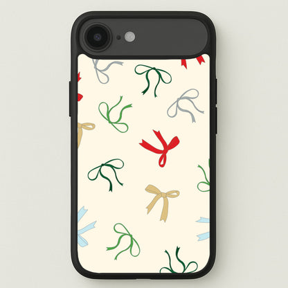 Coquette Christmas Bows Pattern iPhone 17 Air Case