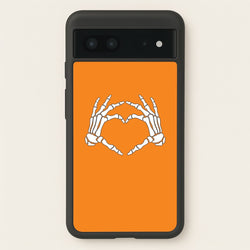 Skeleton Heart Google Pixel 7 Case