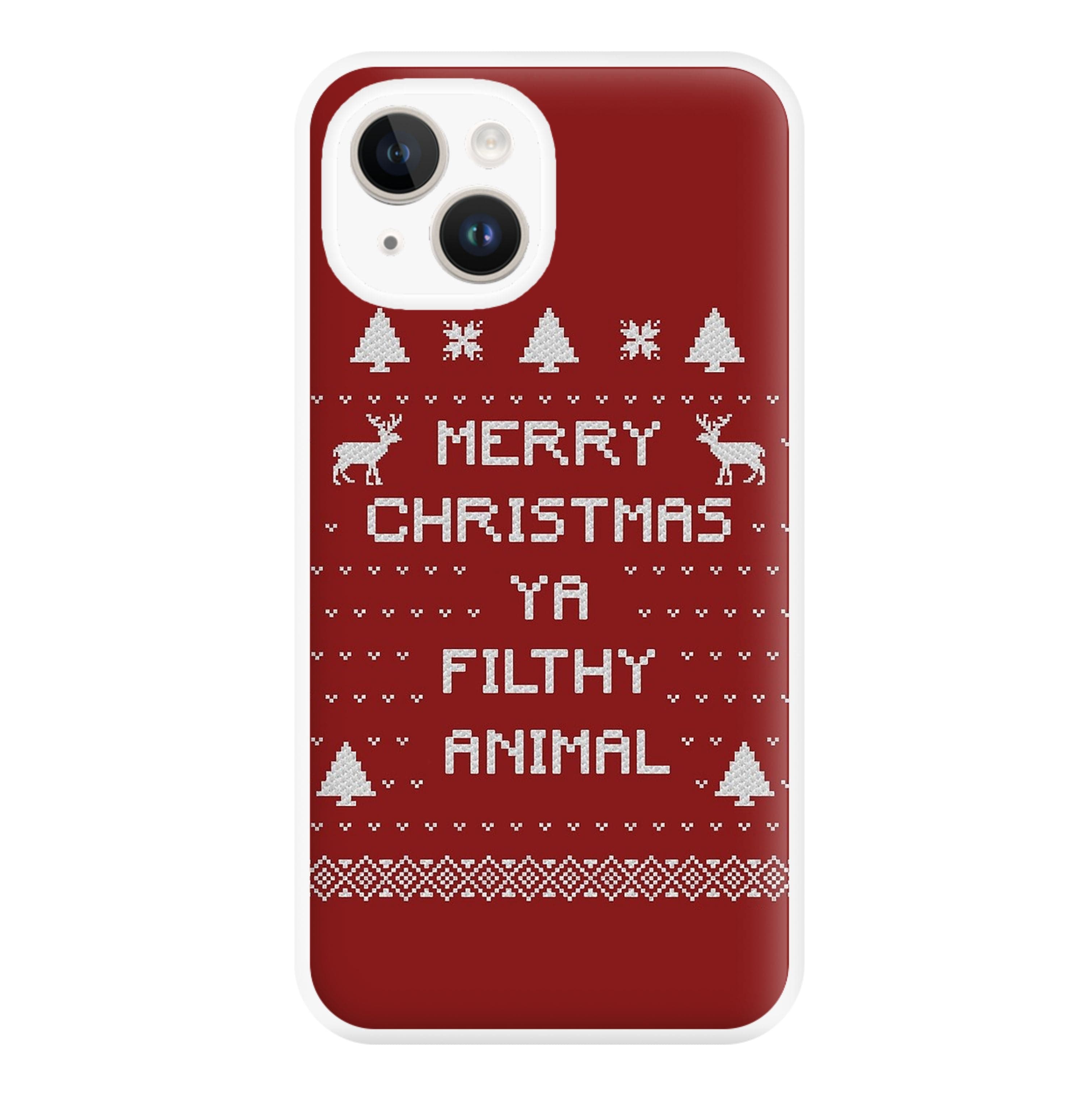 Merry Christmas Ya Filthy Animal Phone Case