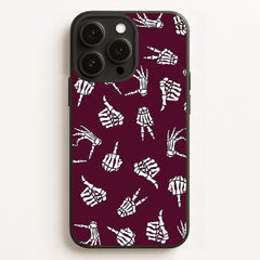 Skeleton Hands Pattern Phone Case