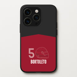 Bortoleto Helmet 2026 iPhone 15 Pro Case
