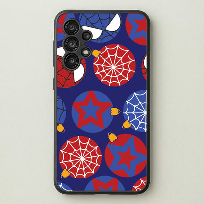 Spider Hero Baubles Pattern Galaxy A13 Case