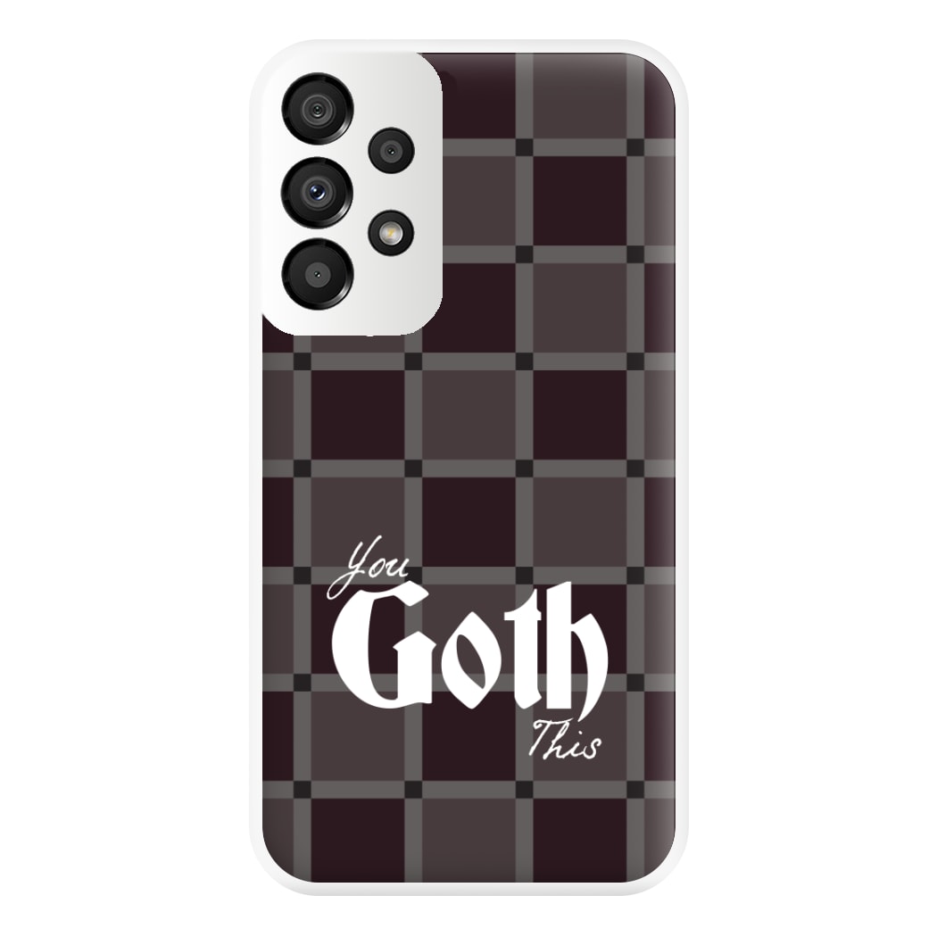 You Goth This Tartan Galaxy A33 Case
