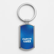 Cancer Vibes Gradient Zodiac Luxury Keyring 1