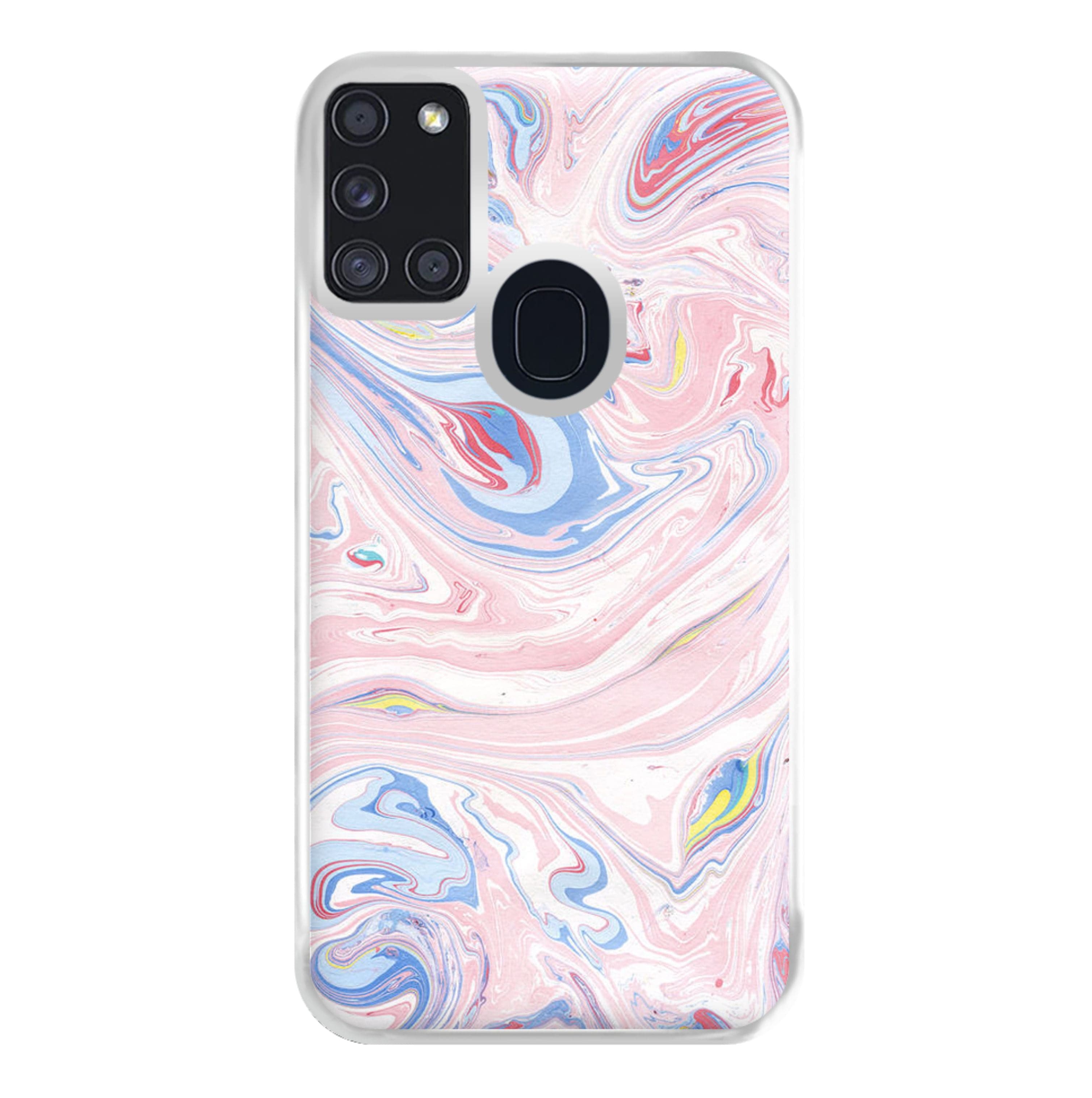 Pink Marble Swirl Phone Case