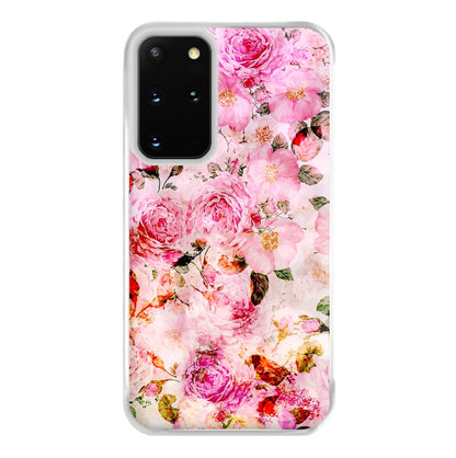 Pretty Pink Chic Floral Pattern Phone Case