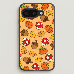 Cartoon Autumn Icons Pattern Google Pixel 9a Case