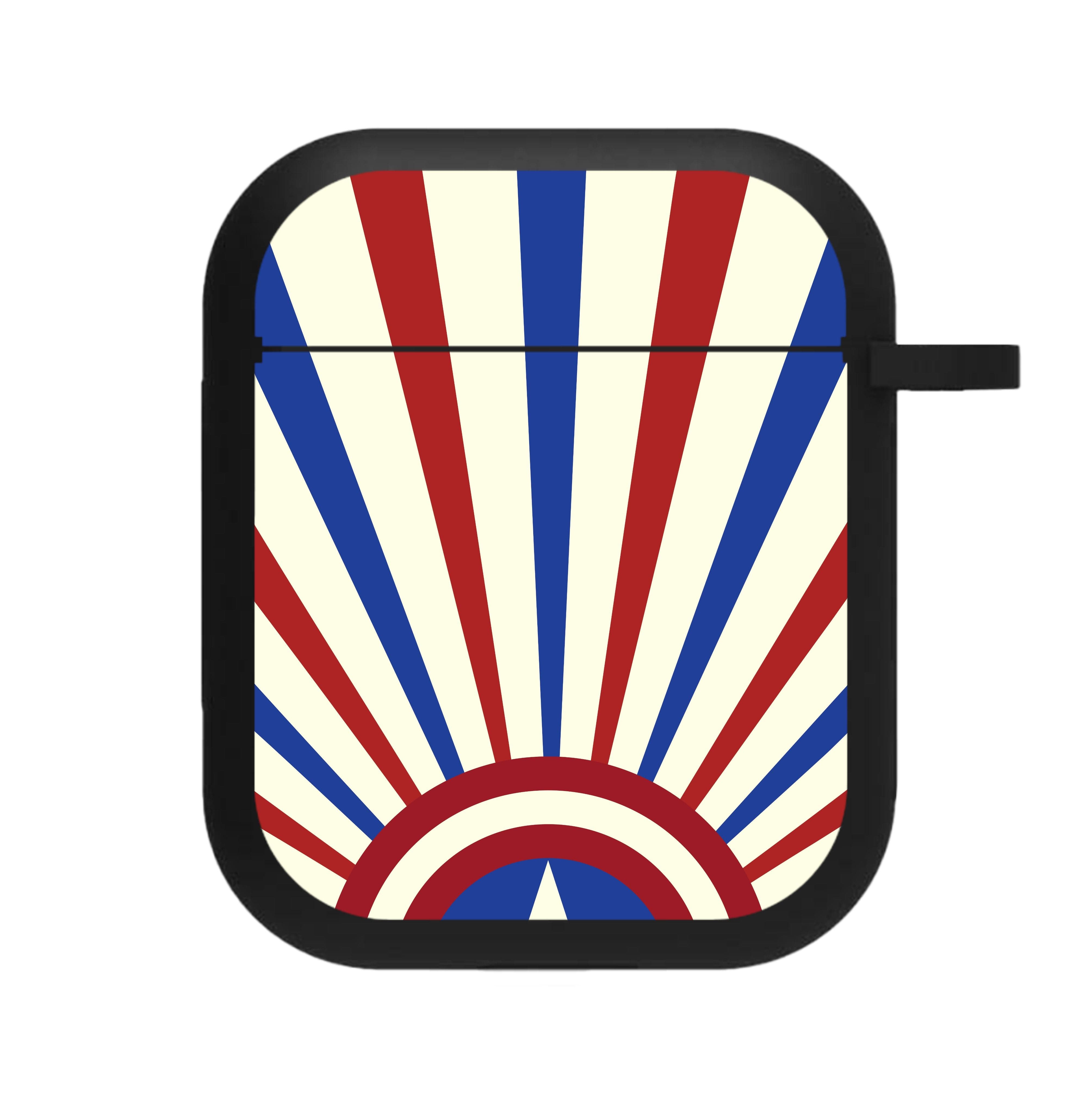 Shield And Stripes AirPods Case