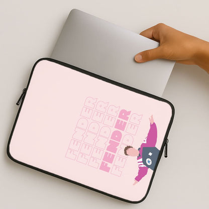 Fender Pink Sports Jersey MacBook Cover