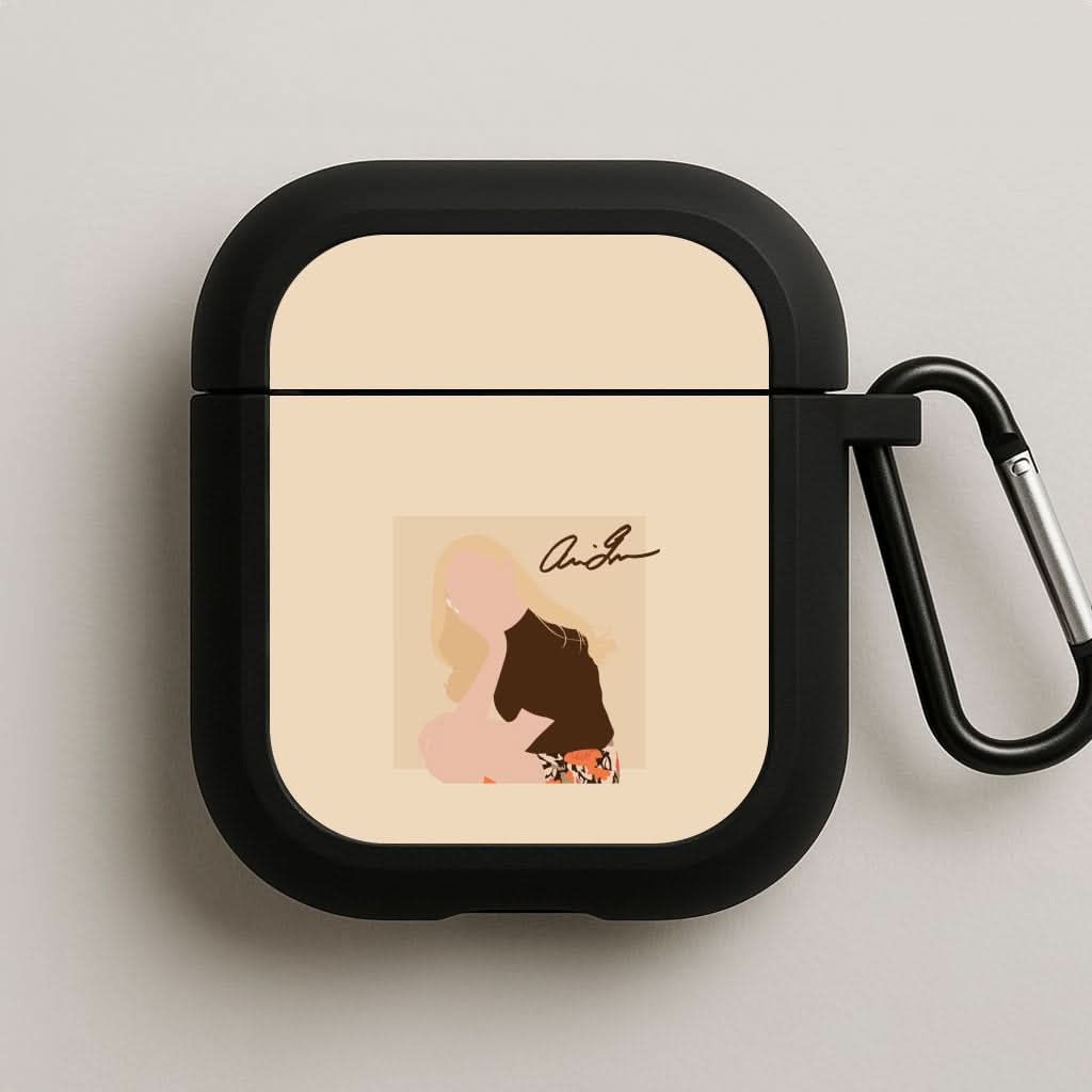 Vintage Pose Black AirPods Case