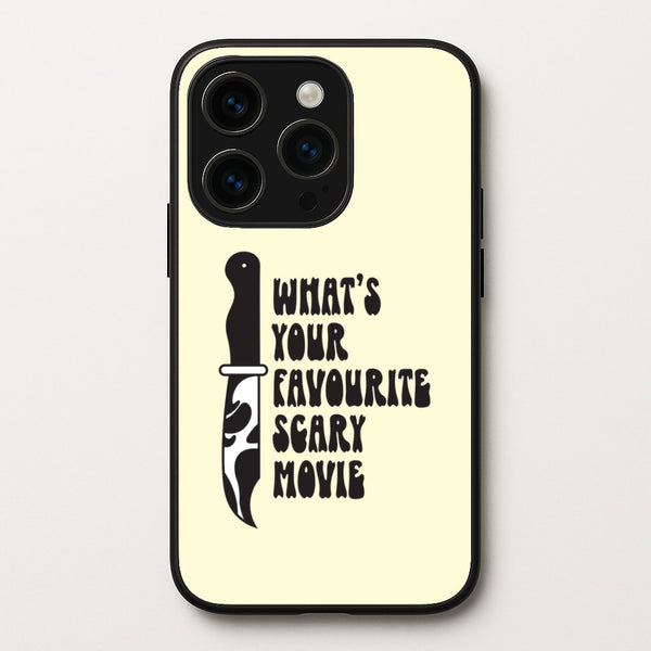 What's Your Favourite Scary Movie Trippy iPhone 15 Pro Max Case
