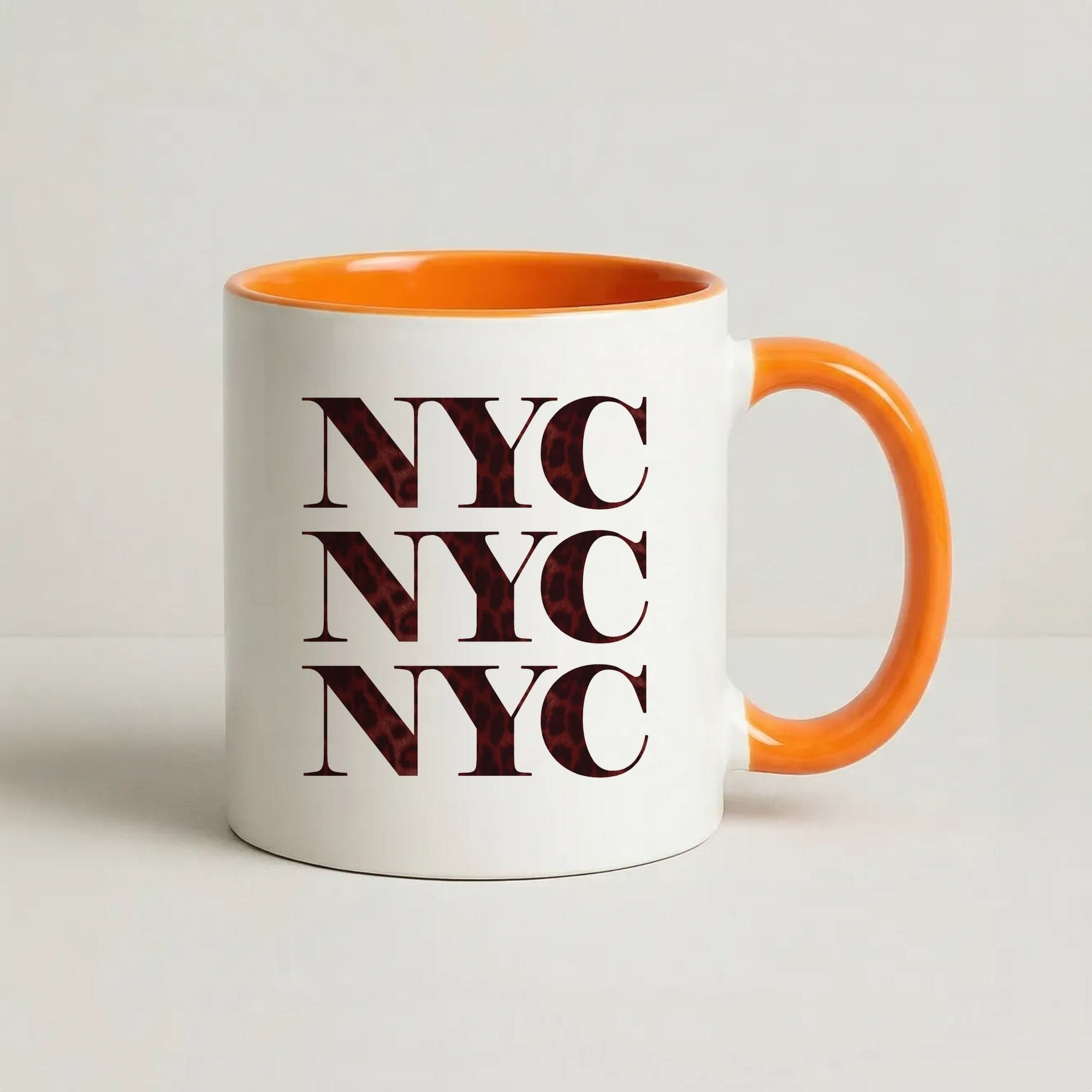 Fifth Avenue  Orange Mug