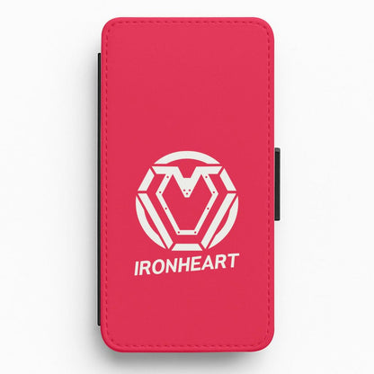 Metal Heart Symbol Flip / Wallet Phone Case