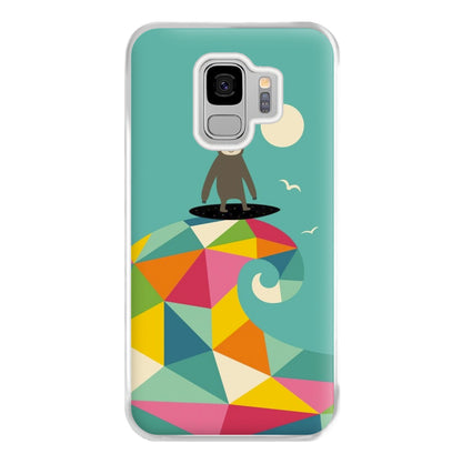 Surfing Sloth Phone Case