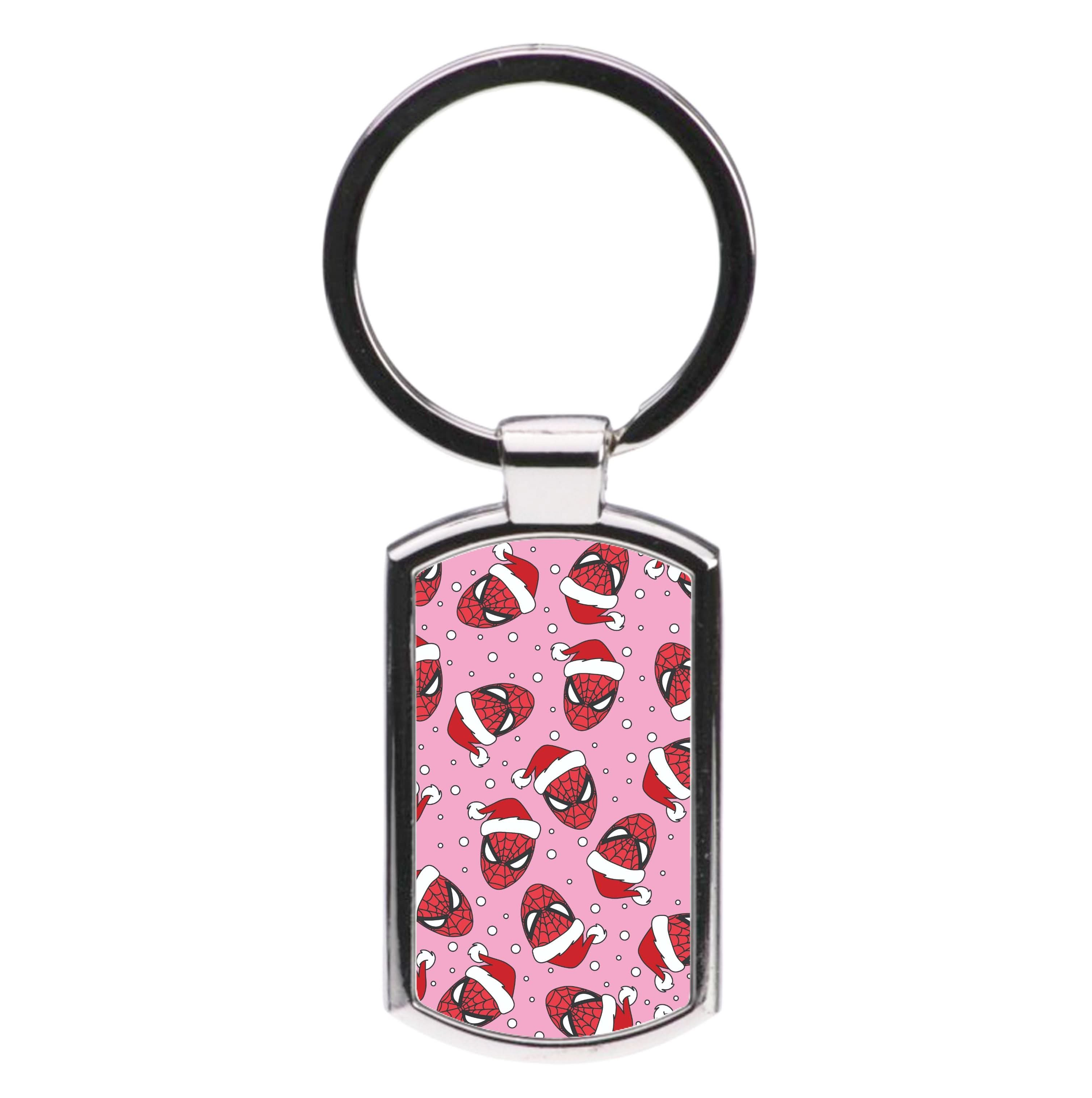 Spider Christmas Pattern Luxury Keyring