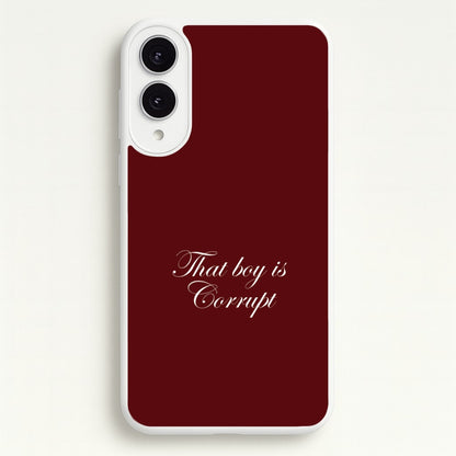 That Boy Is Corrupt Galaxy S25 Edge Case