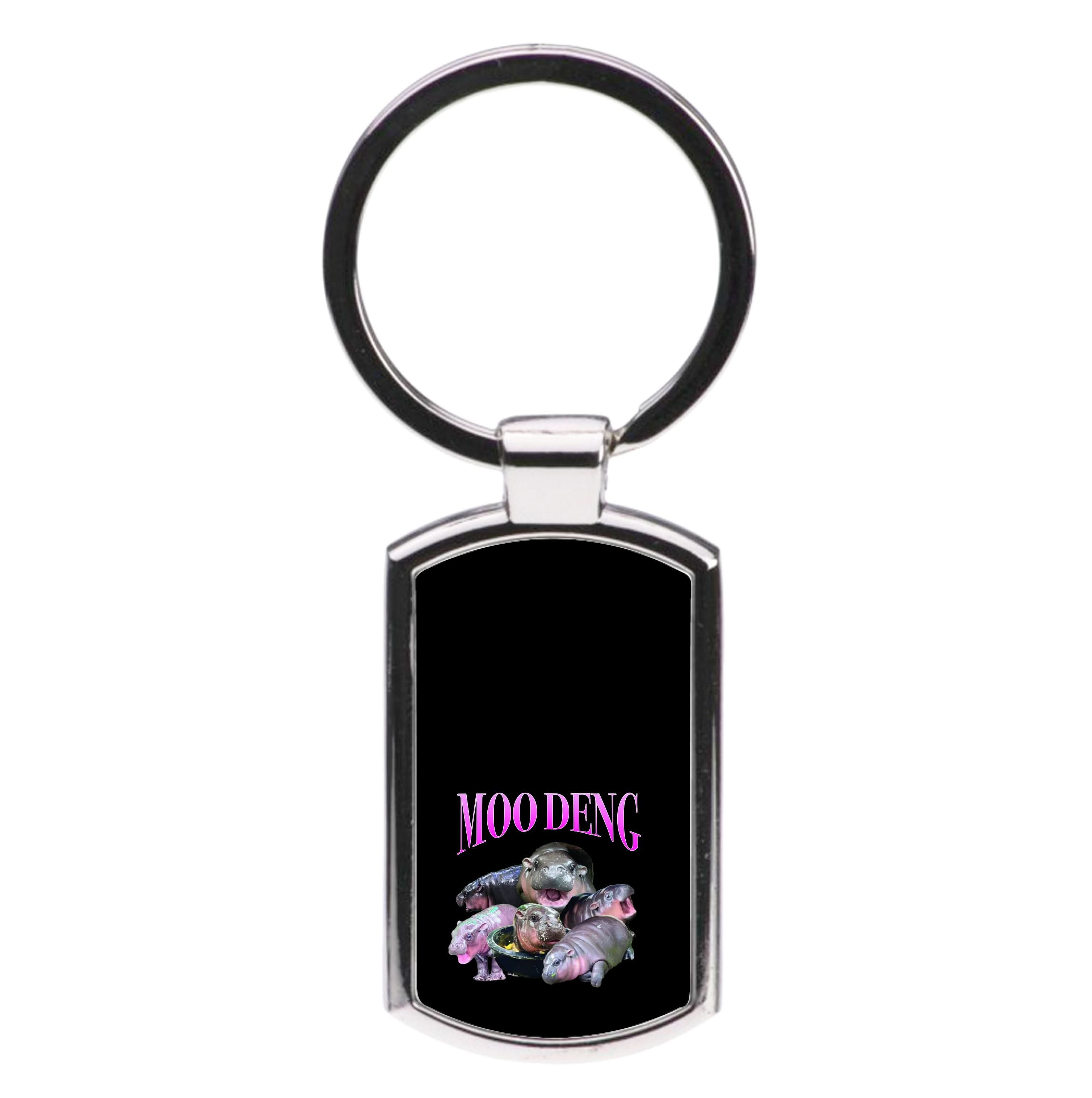 Moo Collage Luxury Keyring