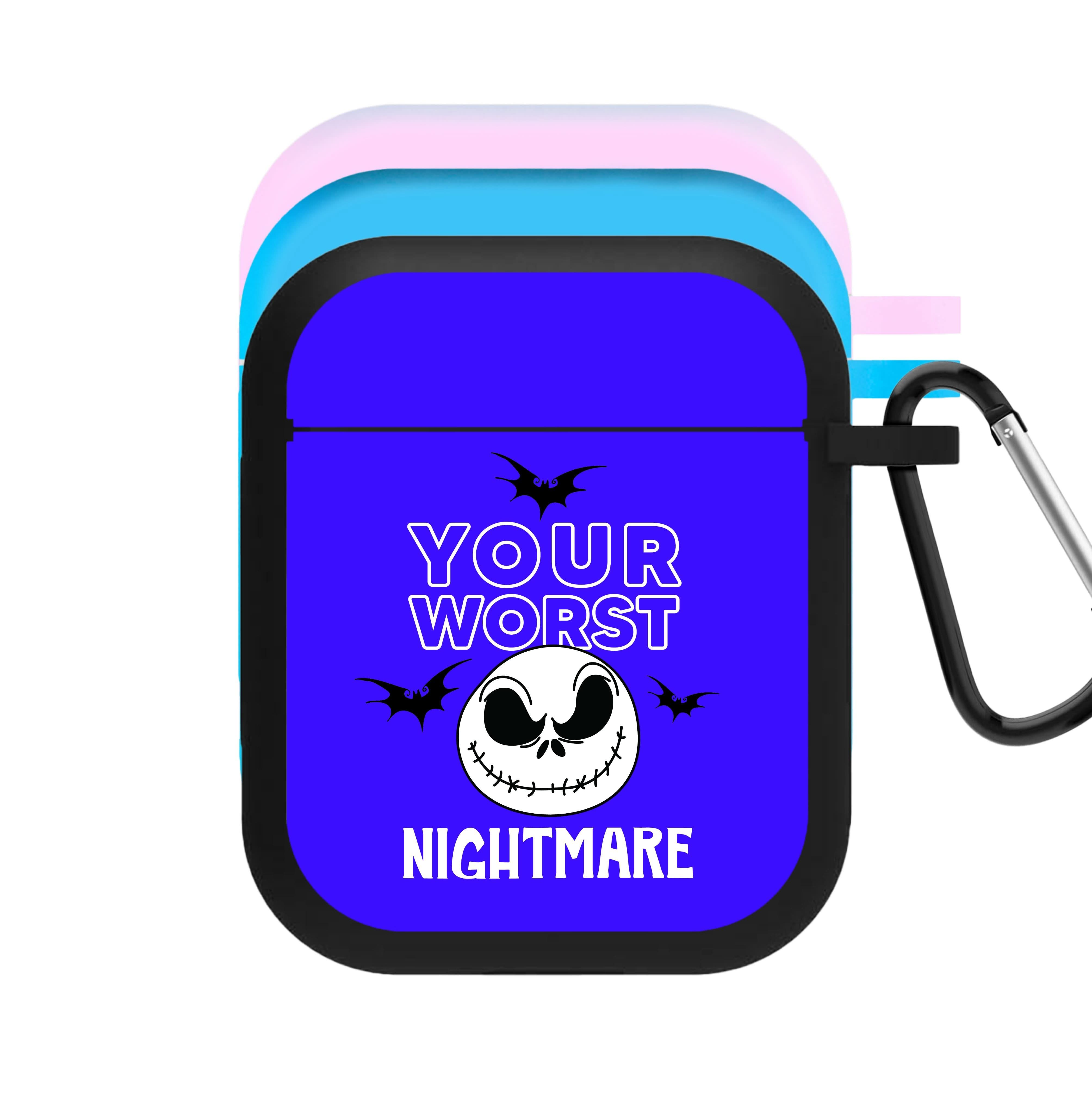 Your Worst Nightmare Purple AirPods Case