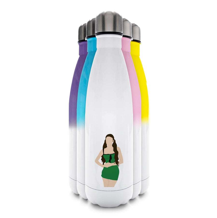 Green Dress - Olivia Water Bottle