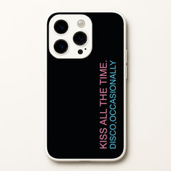 Disco Occasionally Text iPhone 15 Pro Max Case